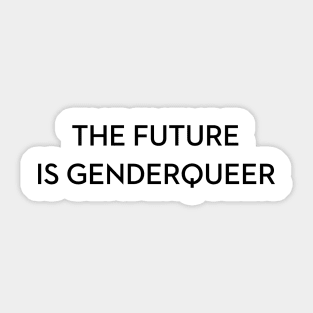 The Future is Genderqueer Sticker